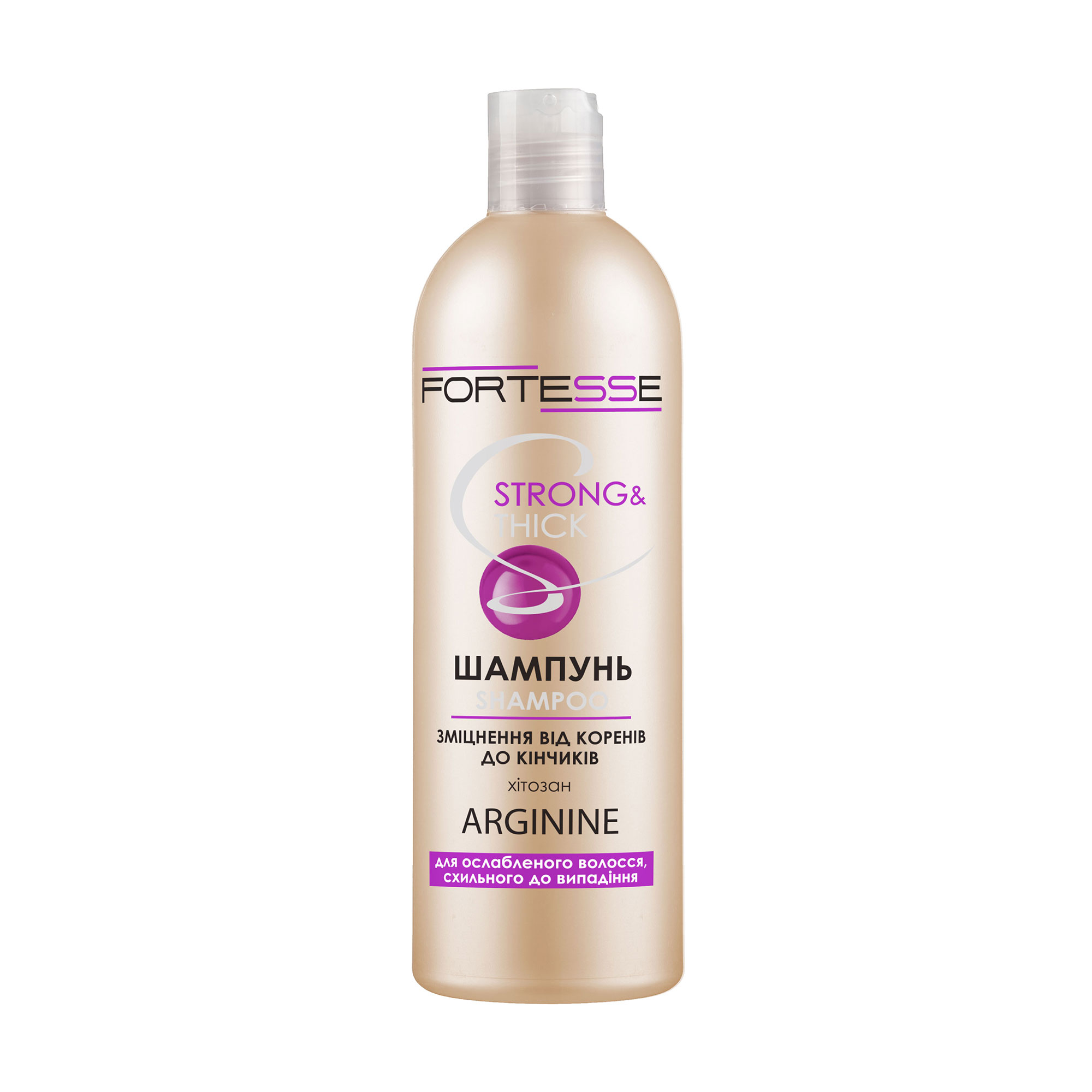 Зміцнювальний шампунь Fortesse Professional Strong &amp; Thick Shampoo для ослабленого волосся, схильного до випадіння, 400 мл
